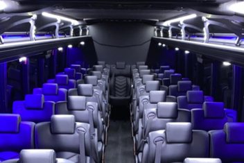 Elkhart Charter Bus Interior