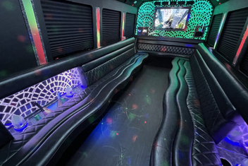Elkhart Limo Bus Interior